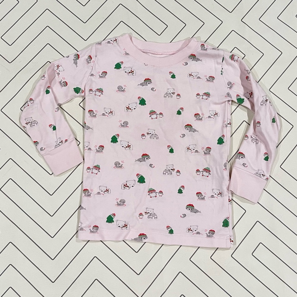 Kissy Kissy Winter Theme Pajama Top